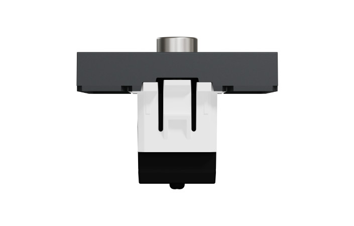 Розетка TV одинарна, 2 модулі антрацит - Зображення shnider_NU346254_IOP-bot_WD.jpg