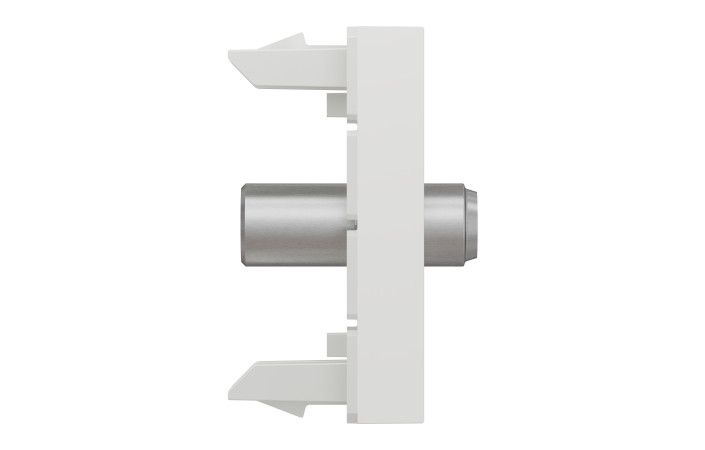 Розетка Coaxial F-type, 1 модуль біл - Зображення shnider_NU346818_IOP-left_WD19.jpg