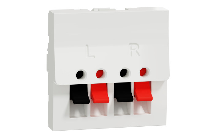 Аудіорозетка 2 модулі білий - Зображення shnider_NU348618.jpg