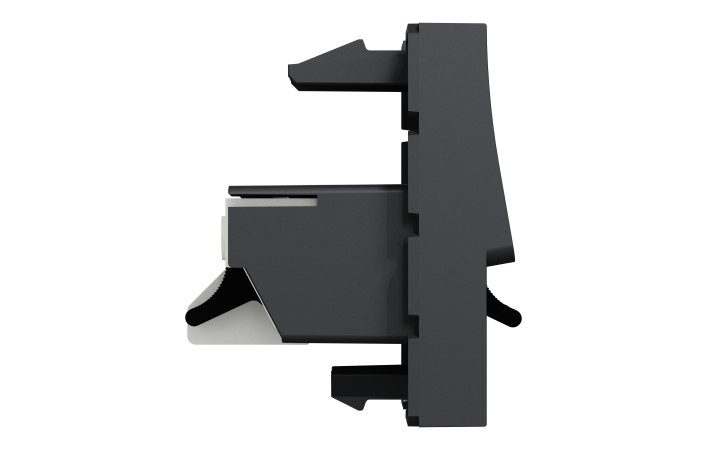 Аудіорозетка 2 модулі антрацит - Зображення shnider_NU348654_IOP-L_WD.jpg