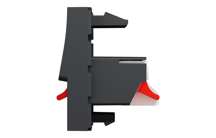 Аудіорозетка 2 модулі антрацит - Зображення shnider_NU348654_IOP-R_WD.jpg