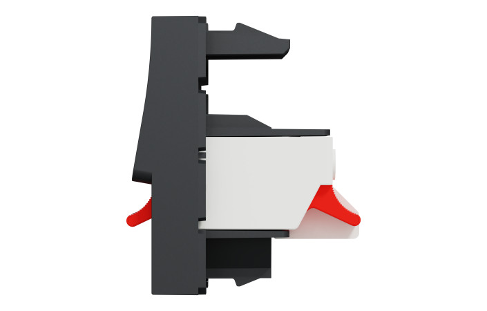 Аудіорозетка 1 модуль антрацит - Зображення shnider_NU348754_IOP-R_WD.jpg