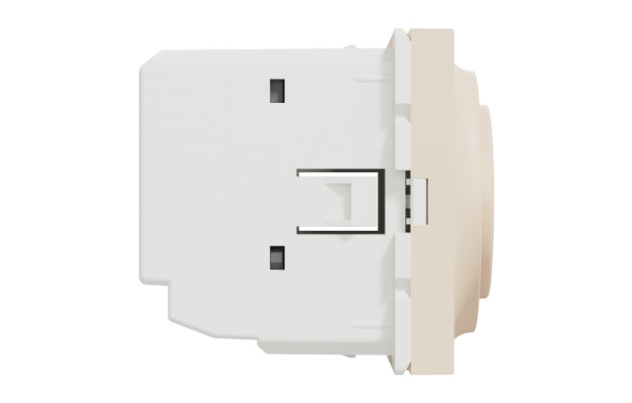 Термостат кімнатний Unica New, 230 В, 8A, 2 модулі, бежевий - Зображення shnider_NU350144_IOP-L_CL.jpg