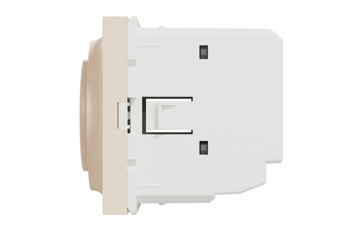 Термостат кімнатний Unica New, 230 В, 8A, 2 модулі, бежевий - Зображення shnider_NU350144_IOP-R_CL.jpg