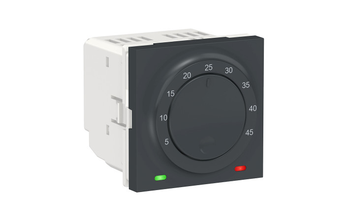 Термостат теплої підлоги 10А антрацит - Зображення shnider_NU350354.jpg