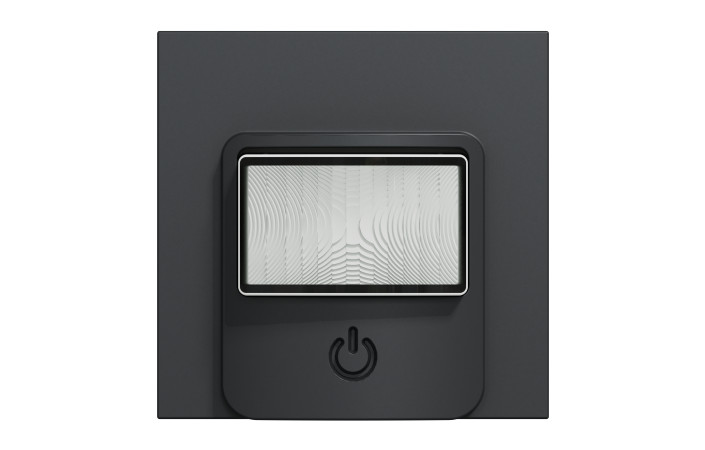 Датчик руху з вимикачем 10 A антрацит - Зображення shnider_NU352554_IOP-front_WD19.jpg