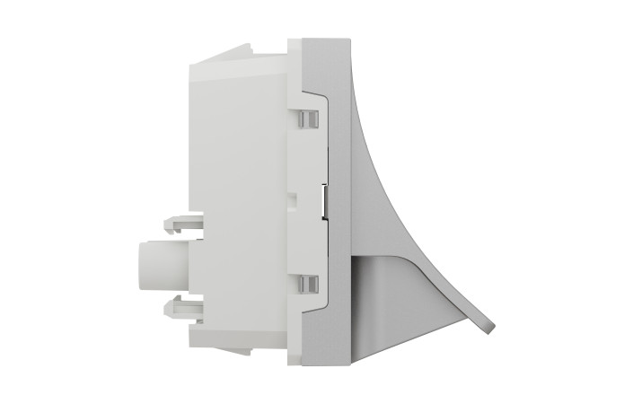 Вивід кабеля 16А 2 модуля алюміній - Зображення shnider_NU386230_IOP-left_WD19.jpg