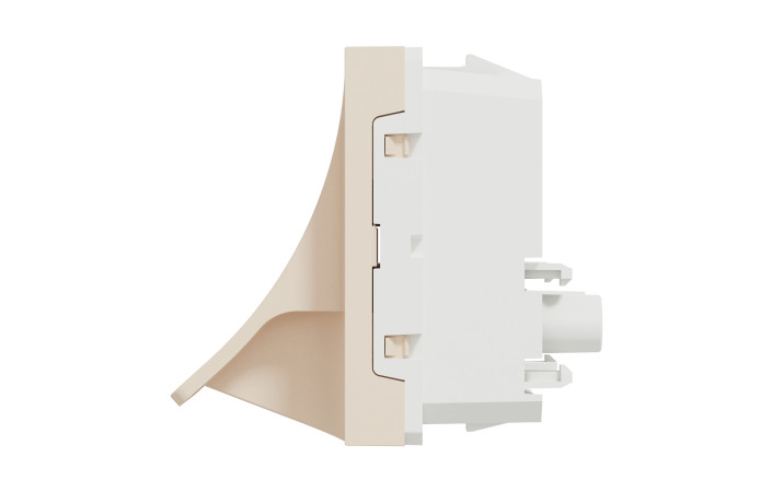 Вивід кабеля, 16А, 2 модулі, бежевий Unica New Studio - Зображення shnider_NU386244_IOP-R_CL.jpg