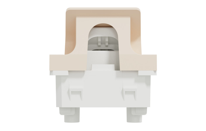 Вивід кабеля, 16А, 2 модулі, бежевий Unica New Studio - Зображення shnider_NU386244_IOP-bot_CL.jpg