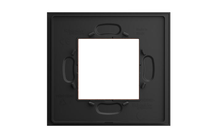 Рамка 1-постова Unica Deco Material, теракотовий - Зображення shnider_NU600271_IOP-Back.jpg