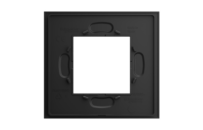 Рамка 1-постова Unica Deco Material, камінь - Зображення shnider_NU600277_IOP-Back.jpg