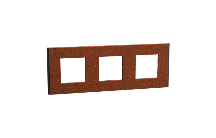 Рамка 3-постова Unica Deco Material, теракотовий - Зображення shnider_NU600671_IOP-Default.jpg