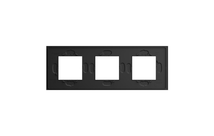 Рамка 3-постова Unica Deco Material, камінь - Зображення shnider_NU600677_IOP-Back.jpg