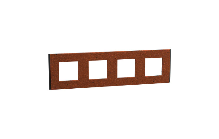 Рамка 4-постова Unica Deco Material, теракотовий - Зображення shnider_NU600871_IOP-Default.jpg