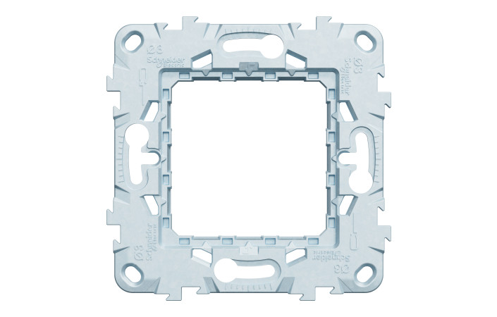 Супорт Zamak 2 модуля - Зображення shnider_NU7002_IOP-front_CL.jpg