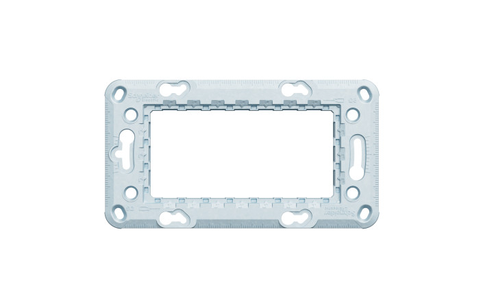 Супорт Zamak 4 модуля - Зображення shnider_NU7104_IOP-front_CL.jpg