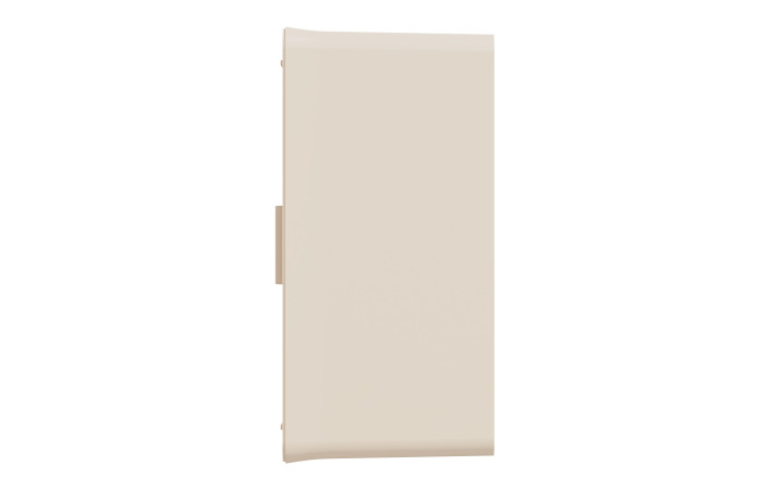 Коробка для відкритого монтажу 1-постова бежева Unica New Studio - Зображення shnider_NU800244_IOP-R_WD.jpg