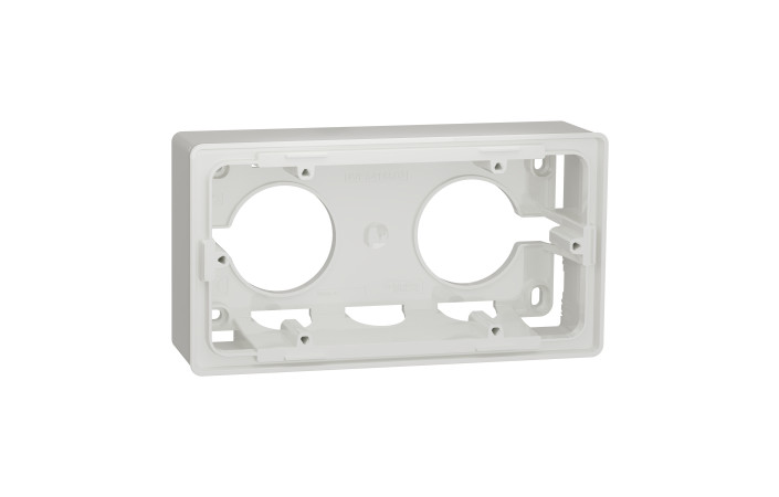 Коробка для відкритого встановлення 2-пости білий - Зображення shnider_NU800418_IOP-default_WD19.jpg