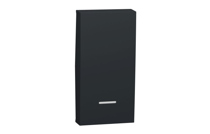 Клавіша для вимикача, 1 модуль, антрацит, New Unica - Зображення shnider_NU910054N_IOP-default_WD19.jpg