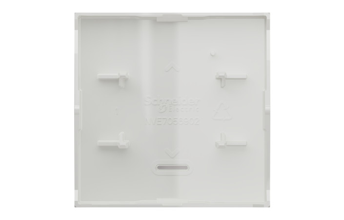 Накладка Unica New 2 модулі, білий - Зображення shnider_NU920018N_IOP-back_WD19.jpg