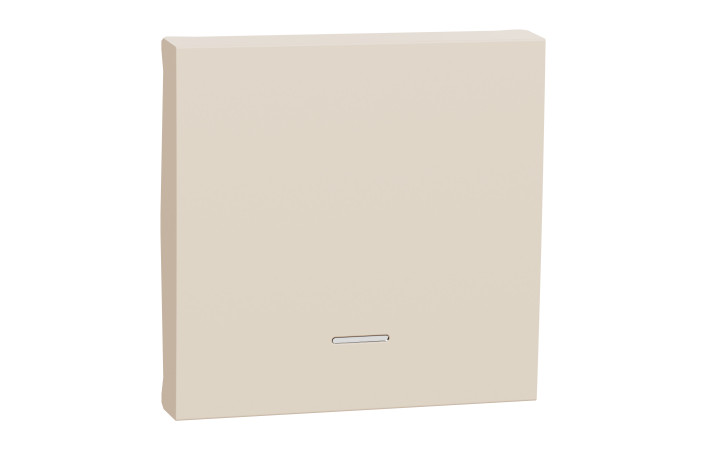 Накладка Unica New 2 модулі, бежевий - Зображення shnider_NU920044N_IOP-def_CL.jpg