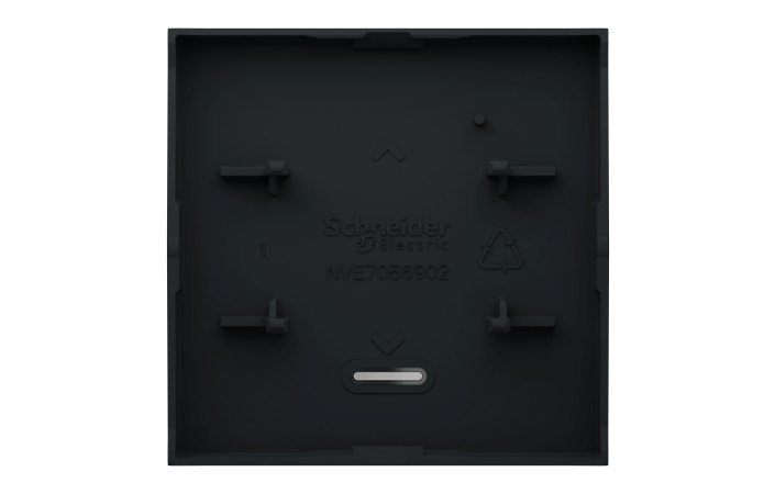 Накладка Unica New 2 модулі, антрацит - Зображення shnider_NU920054N_IOP-back_WD19.jpg