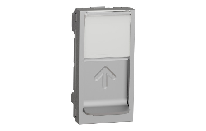 RJ45 накладка 1 модуль алюміній - Зображення shnider_NU941030_IOP-default_WD19.jpg