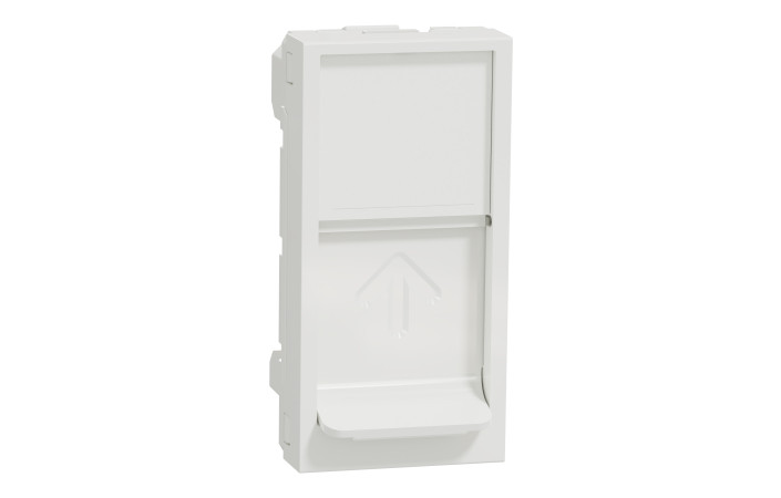 Центральна плата  RJ45Keystone-Systimax 1 модуль білий - Зображення shnider_NU946018_IOP-def_WD.jpg