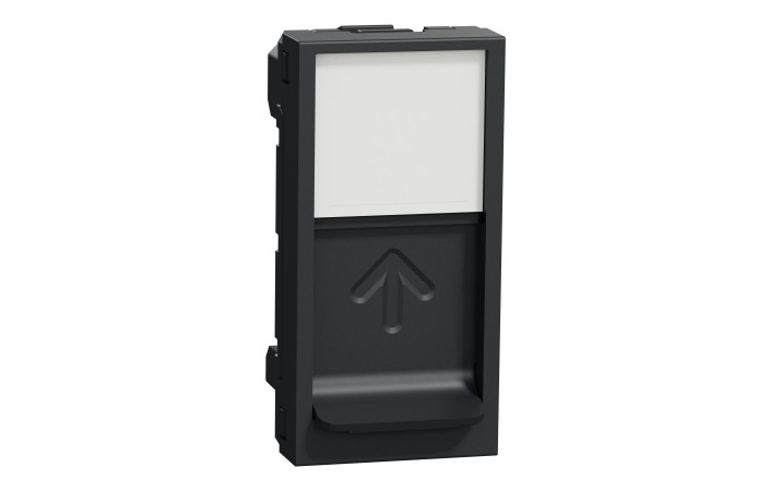 Центральна плата RJ45Keystone-Systimax 1 модуль антрацит - Зображення shnider_NU946054_IOP-def_WD.jpg