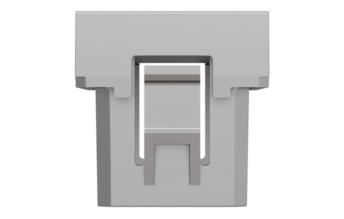 Заглушка 1 модуль алюміній - Зображення shnider_NU986530_IOP-bottom_WD19.jpg