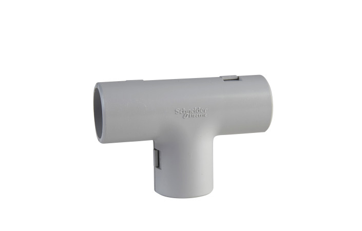 Тройник D25 mm сірого кольору RAL 7035 Mureva - Зображення shnider_ODAP120857.jpg