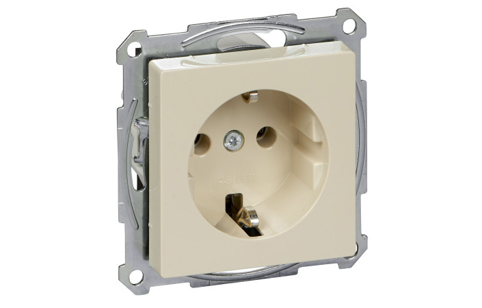SM МЕХАНІЗМ РОЗЕТКИ SCHUKO, БЕЖЕВИЙ - Зображення shnider_ODAP122692.jpg