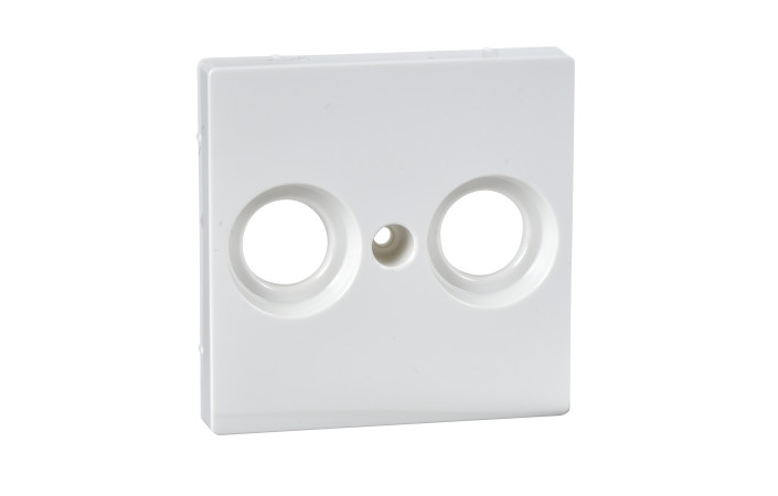 SM ЦЕНТР.ПЛАТА АНТ.РОЗЕТКИ,2 ОТВ.ПОЛ-БІЛ - Зображення shnider_ODAP123264.jpg