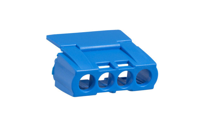 Захисна кришка, Mureva, для клемного блоку на 4 виходи, синя - Зображення shnider_ODAPB100374.jpg