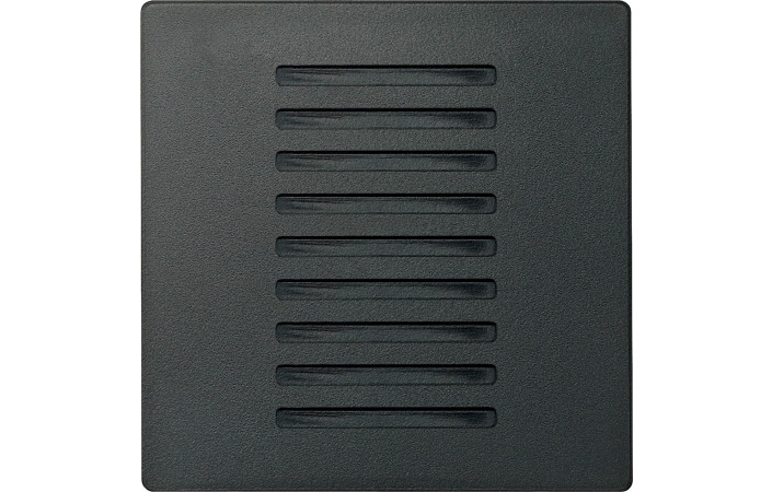 KNX ТЕРМОСТАТ БЕЗ ОРГАНІВ КЕРУВАННЯ, КІМНАТНИЙ, АНТРАЦИТ, SYSTEM M - Зображення shnider_P117396.jpg