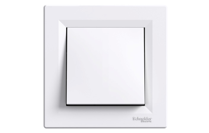 Asfora - 1pole switch - 10AX lift terminals, white - Зображення shnider_P132561.jpg