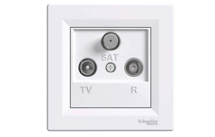 TV-R-SAT РОЗЕТКА КІНЦЕВА БІЛА ASFORA - Зображення shnider_P132611.jpg