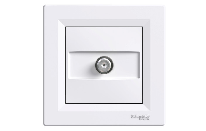 SAT РОЗЕТКА КІНЦЕВА БІЛА ASFORA - Зображення shnider_P132615.jpg