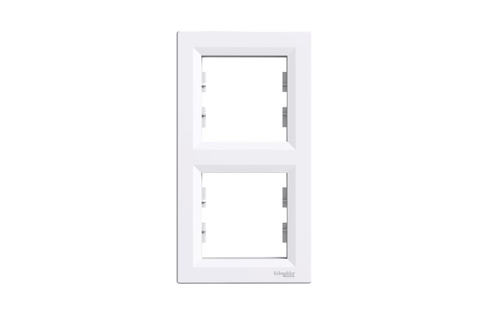 РАМКА ДВОМІСНА, ВЕРТИКАЛЬНА, БІЛА ASFORA - Зображення shnider_P132647.jpg