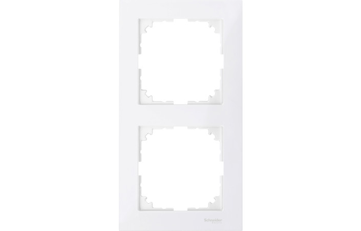 РАМКА 2 ПОСТА, ПОЛЯРНИЙ БІЛИЙ,M-PURE - Зображення shnider_P139578.jpg