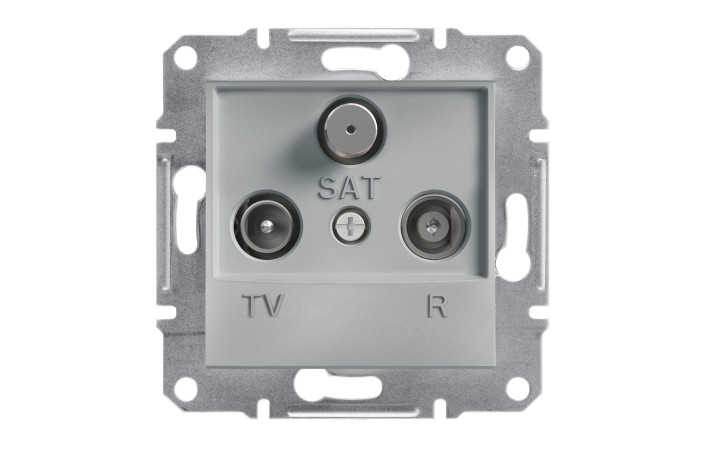 TV-R-SAT РОЗЕТКА 4dB ПРОХІДНА ASFORA АЛЮМІНІЙ - Зображення shnider_P149732.jpg