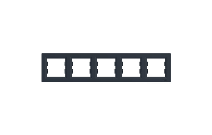 РАМКА П'ЯТИМІСНА ГОРИЗОНТАЛЬНА, ASFORA АНТРАЦИТ - Зображення shnider_P149917.jpg