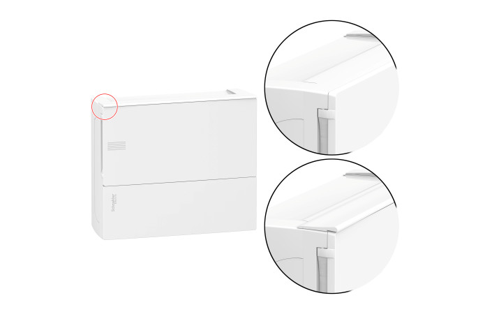 Ізоляційна заглушка для навісних щитів IP41 білий пластик - Зображення shnider_PB104637.eps.jpg