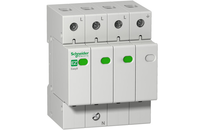 ЗАХИСТ ІМПУЛЬСНИХ ПЕРЕНАПРУГ EZ9 3Р+N-45кА-20кА-1,5кВ - Зображення shnider_PB111318.jpg