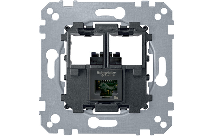 МЕХАНІЗМ КОМП'ЮТЕРНОЇ РОЗЕТКИ RJ45,1-ПОСТ,КАТЕГОРІЯ 5e UTP - Зображення shnider_PIO00016733.jpg