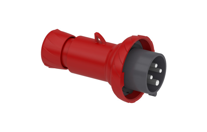 Кабельна вилка PratiKa, пряма, 16 A, 3P + E, 380-415 В AC, IP67 - Зображення shnider_PKE16M734_Image.jpg