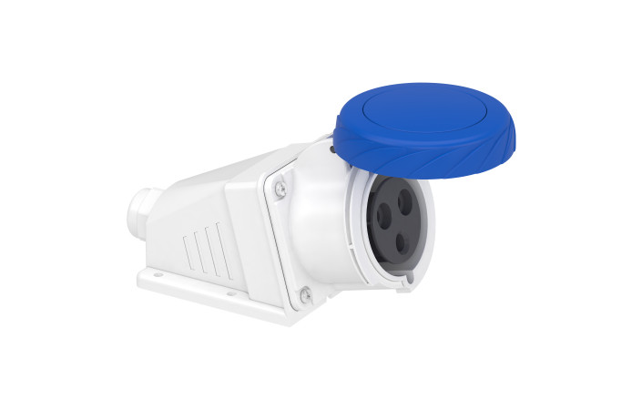 НАСТІН.РОЗ-КА ГВИНТ 32А 2P+E IP67 250В - Зображення shnider_PKF32W723_Image.jpg