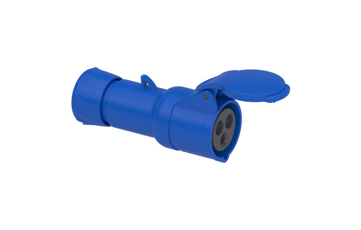 КАБ.РОЗЕТКА, ШВИД.16А 2P+E IP44 250В - Зображення shnider_PKY16M423_Image.jpg