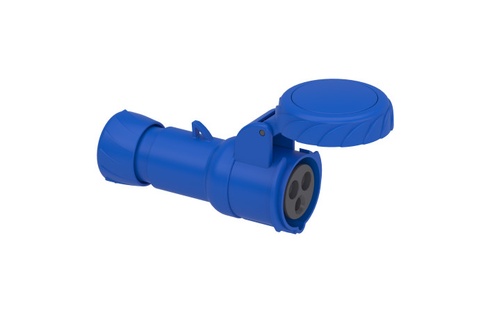 КАБ.РОЗЕТКА, ШВИД.16А 2P+E IP67 250В - Зображення shnider_PKY16M723_Image.jpg