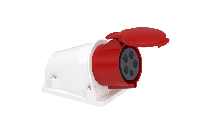 РОЗЕТКА PRATIKA 32А 3P+N+E 380…415В НАСТІННА IP44 - Зображення shnider_PKY32W435_Image.jpg